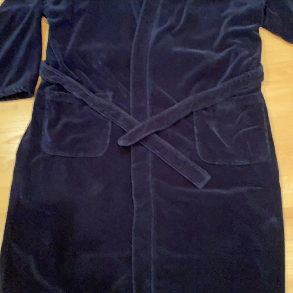 POLO Ralph Lauren L/XL terry Robe ~ Navy Blue